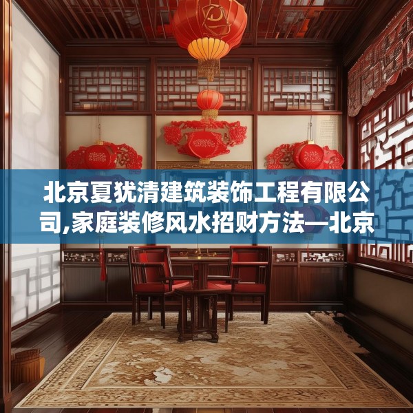 北京夏犹清建筑装饰工程有限公司,家庭装修风水招财方法—北京夏犹清建筑装饰工程有限公司282.a158b159c162fgy.169lkjl