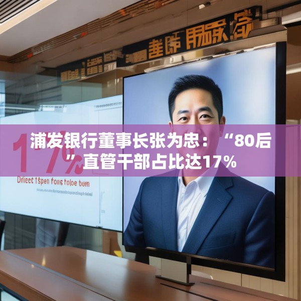 浦发银行董事长张为忠：“80后”直管干部占比达17%