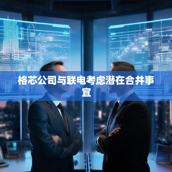 格芯公司与联电考虑潜在合并事宜
