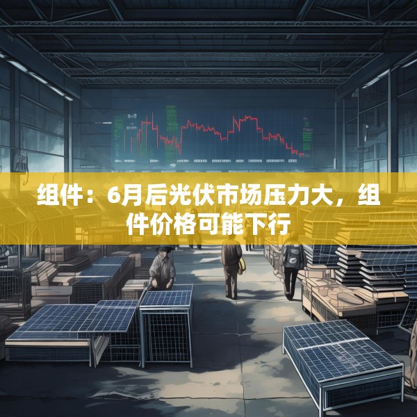 组件：6月后光伏市场压力大，组件价格可能下行