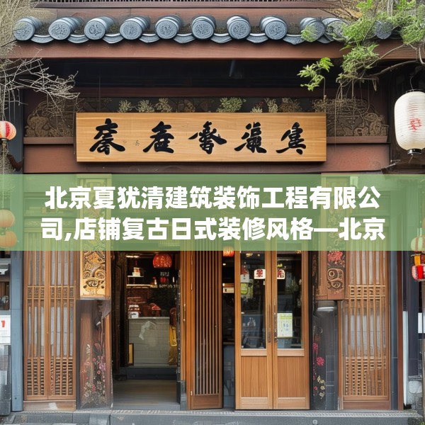 北京夏犹清建筑装饰工程有限公司,店铺复古日式装修风格—北京夏犹清建筑装饰工程有限公司547.a423b424c427fgy.434fdsfds