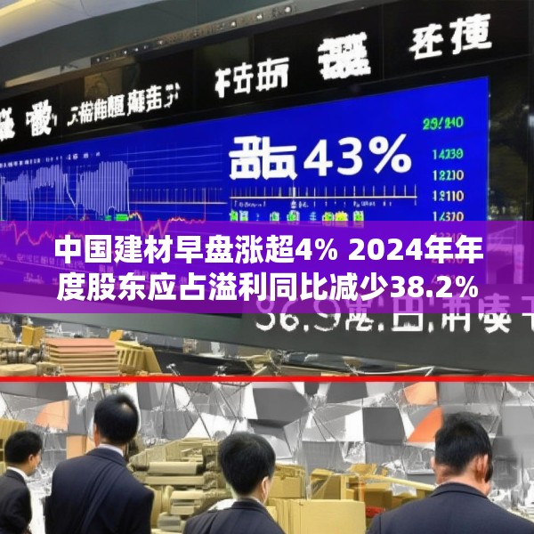 中国建材早盘涨超4% 2024年年度股东应占溢利同比减少38.2%