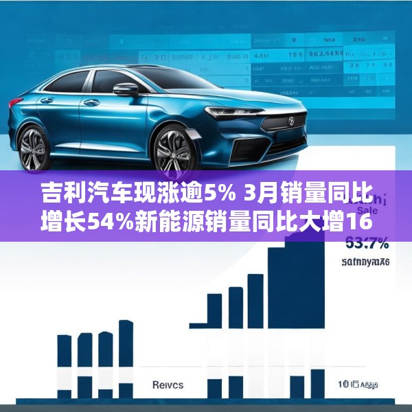 吉利汽车现涨逾5% 3月销量同比增长54%新能源销量同比大增167%