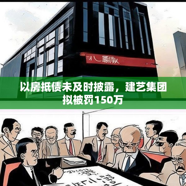 以房抵债未及时披露，建艺集团拟被罚150万