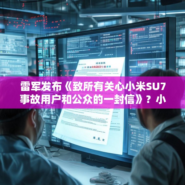 雷军发布《致所有关心小米SU7事故用户和公众的一封信》？小米：假的