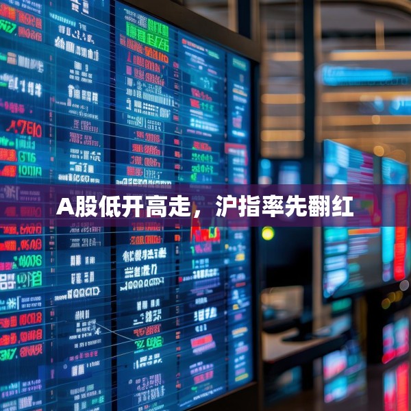 A股低开高走，沪指率先翻红