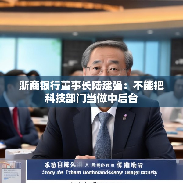 浙商银行董事长陆建强：不能把科技部门当做中后台