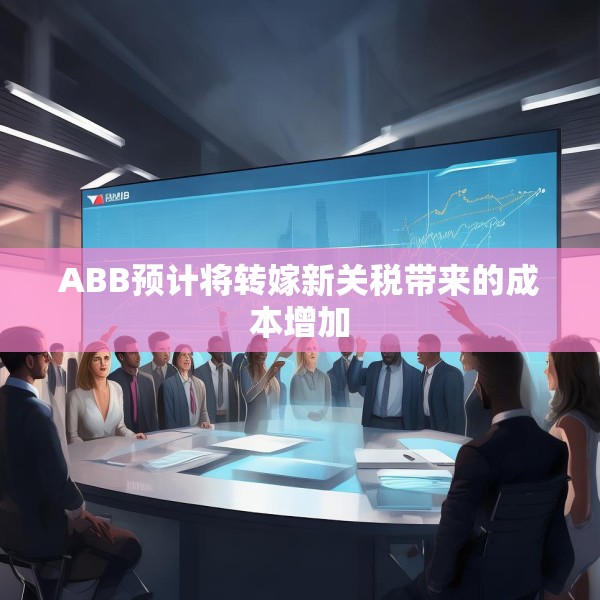 ABB预计将转嫁新关税带来的成本增加