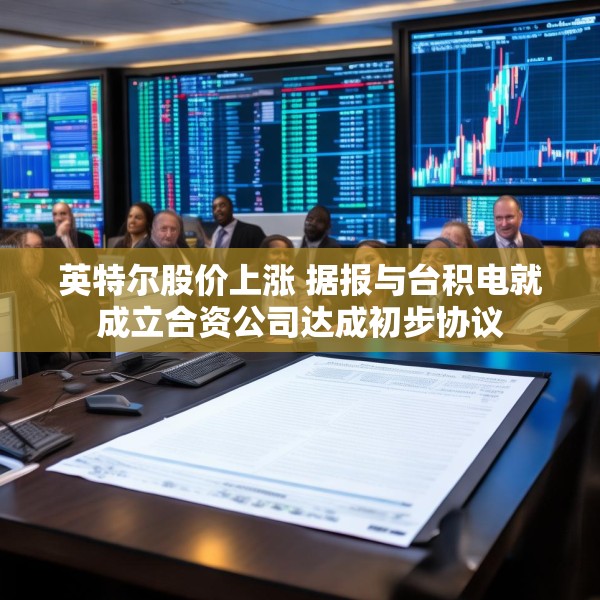 英特尔股价上涨 据报与台积电就成立合资公司达成初步协议