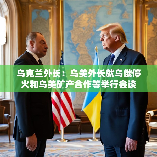 乌克兰外长：乌美外长就乌俄停火和乌美矿产合作等举行会谈
