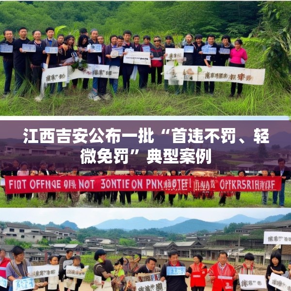 江西吉安公布一批“首违不罚、轻微免罚”典型案例