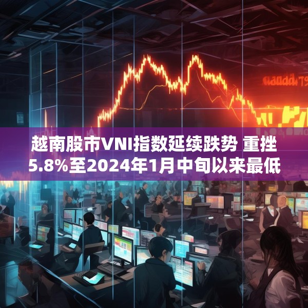 越南股市VNI指数延续跌势 重挫5.8%至2024年1月中旬以来最低