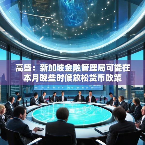 高盛：新加坡金融管理局可能在本月晚些时候放松货币政策