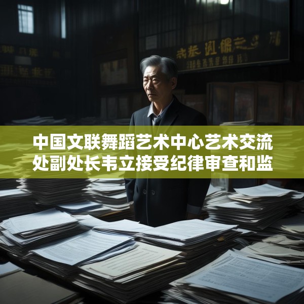 中国文联舞蹈艺术中心艺术交流处副处长韦立接受纪律审查和监察调查