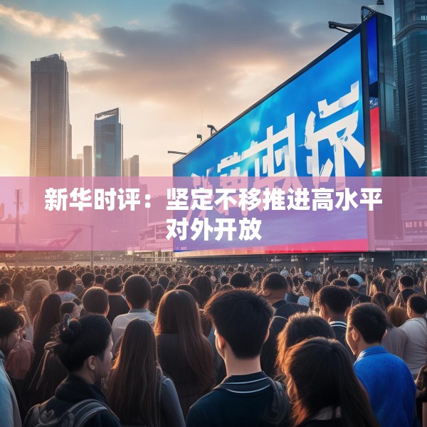 新华时评：坚定不移推进高水平对外开放