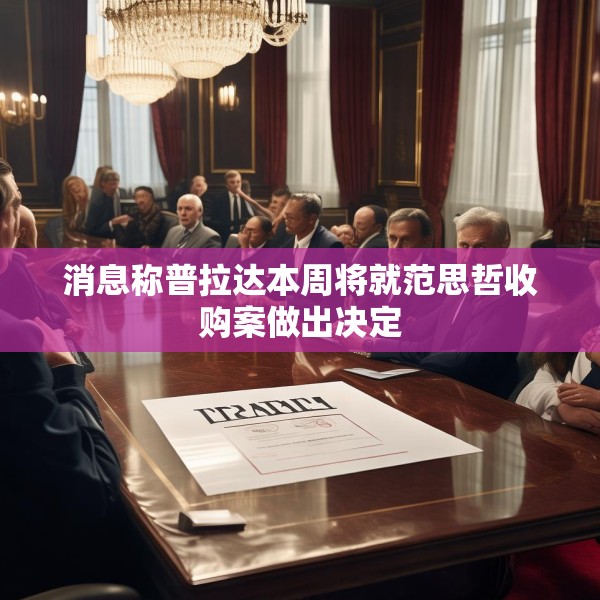 消息称普拉达本周将就范思哲收购案做出决定