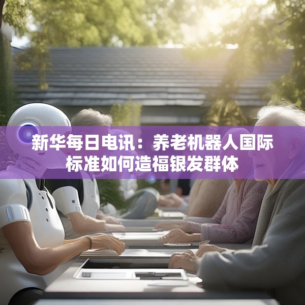 新华每日电讯：养老机器人国际标准如何造福银发群体