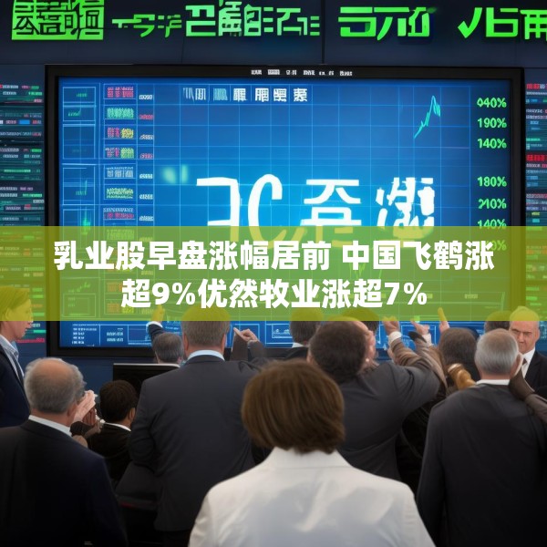 乳业股早盘涨幅居前 中国飞鹤涨超9%优然牧业涨超7%