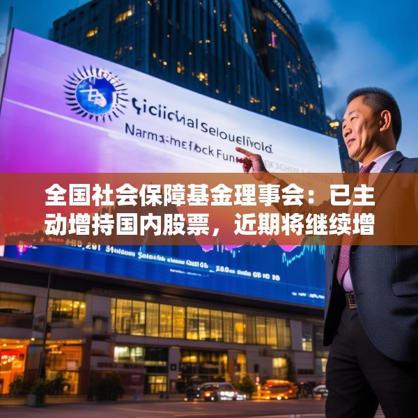 全国社会保障基金理事会：已主动增持国内股票，近期将继续增持