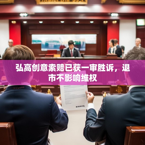 弘高创意索赔已获一审胜诉，退市不影响维权