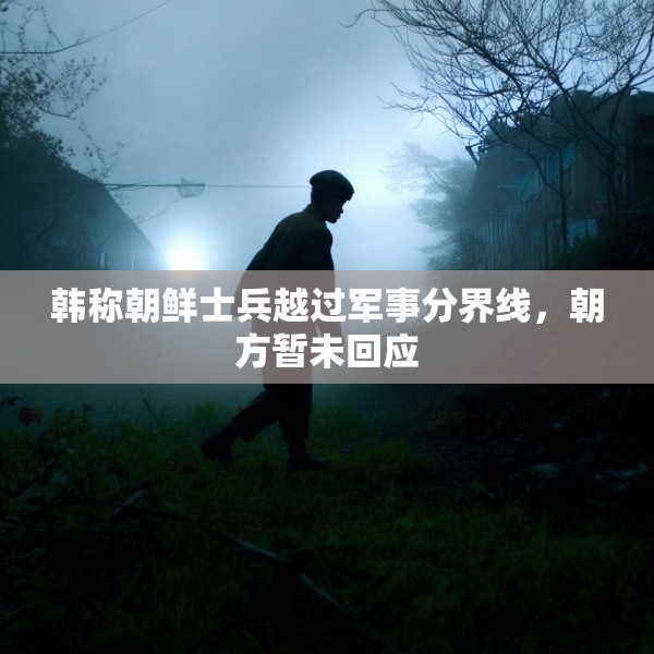 韩称朝鲜士兵越过军事分界线，朝方暂未回应