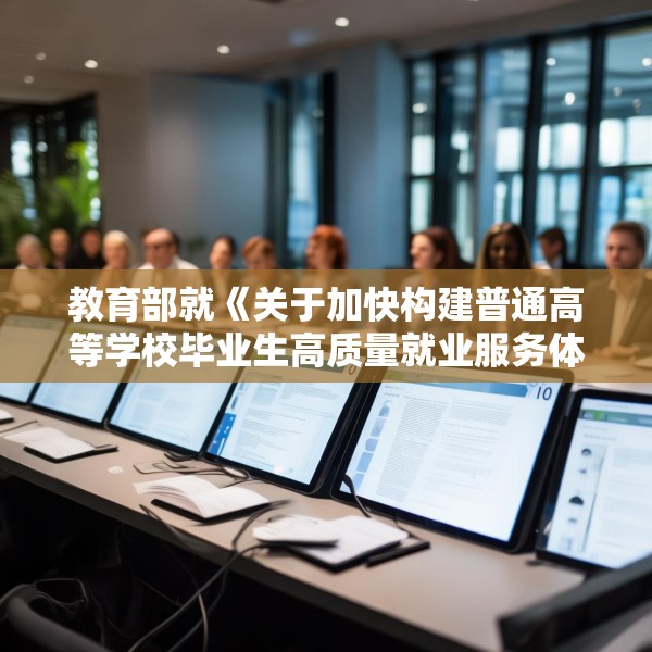 教育部就《关于加快构建普通高等学校毕业生高质量就业服务体系的意见》答问
