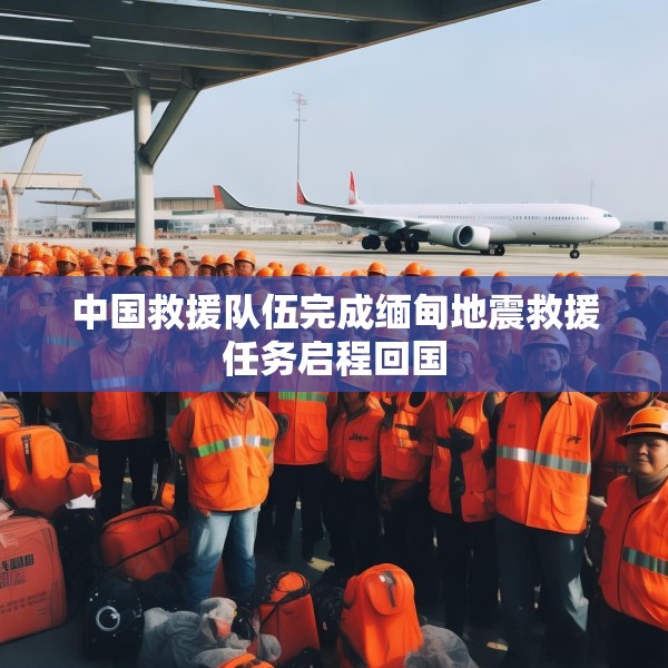 中国救援队伍完成缅甸地震救援任务启程回国