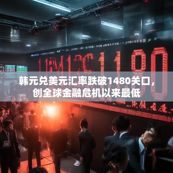 韩元兑美元汇率跌破1480关口，创全球金融危机以来最低