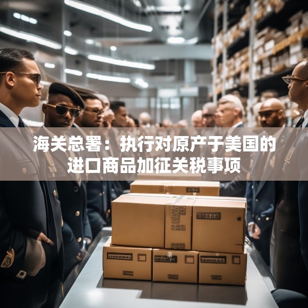 海关总署：执行对原产于美国的进口商品加征关税事项