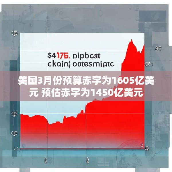 美国3月份预算赤字为1605亿美元 预估赤字为1450亿美元
