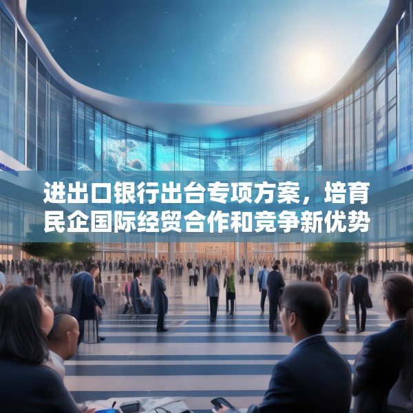 进出口银行出台专项方案，培育民企国际经贸合作和竞争新优势