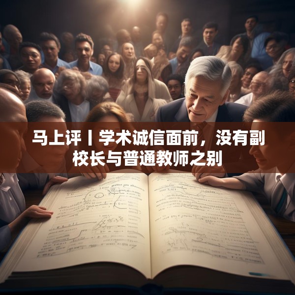马上评丨学术诚信面前，没有副校长与普通教师之别