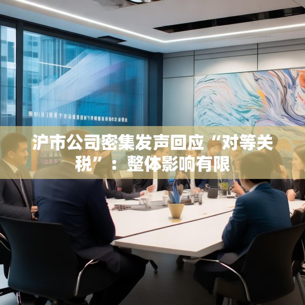 沪市公司密集发声回应“对等关税”：整体影响有限