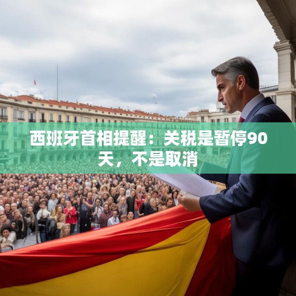 西班牙首相提醒：关税是暂停90天，不是取消