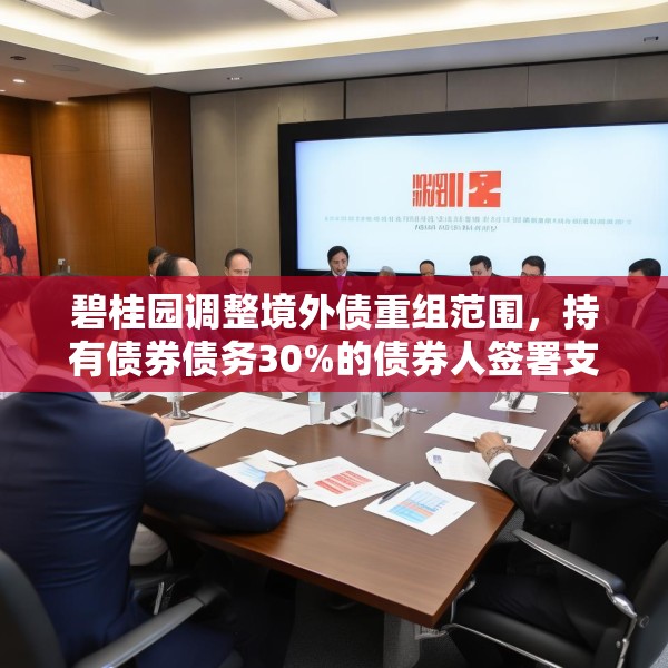 碧桂园调整境外债重组范围，持有债券债务30%的债券人签署支持协议