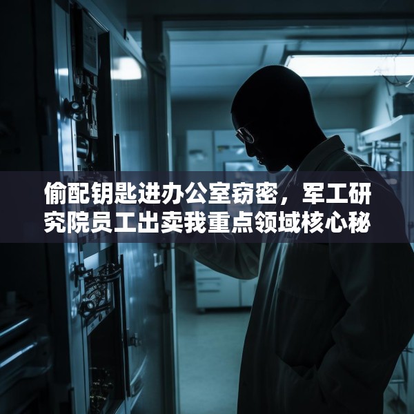 偷配钥匙进办公室窃密，军工研究院员工出卖我重点领域核心秘密被判无期
