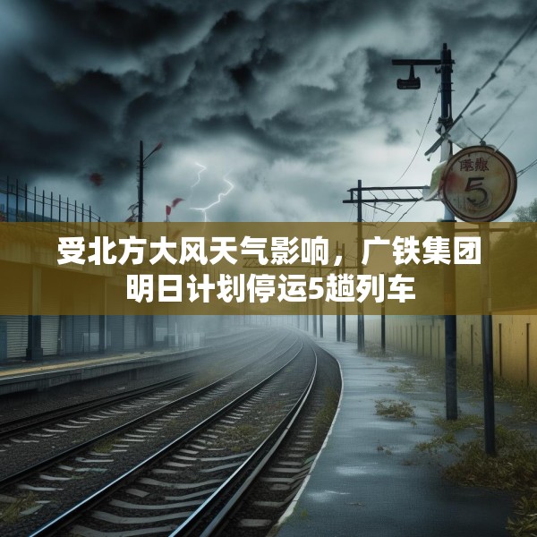受北方大风天气影响，广铁集团明日计划停运5趟列车