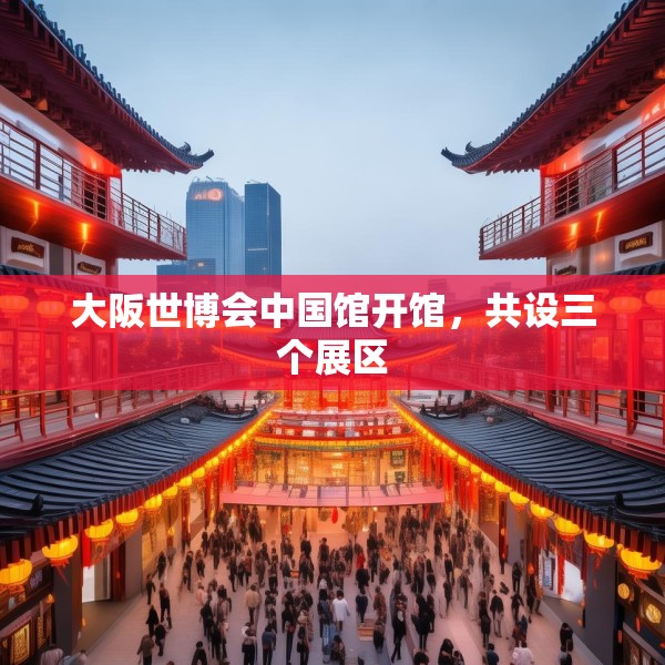 大阪世博会中国馆开馆，共设三个展区