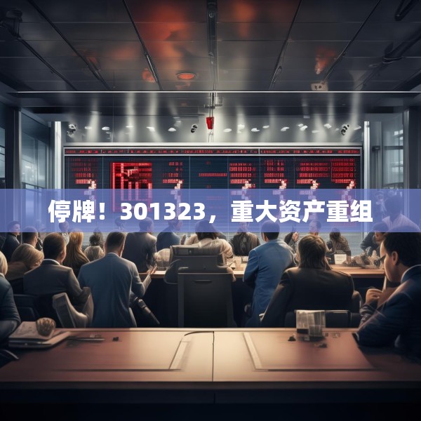 停牌！301323，重大资产重组