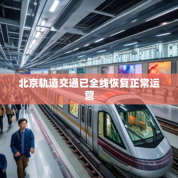 北京轨道交通已全线恢复正常运营