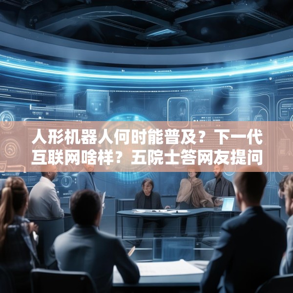 人形机器人何时能普及？下一代互联网啥样？五院士答网友提问
