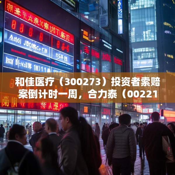 和佳医疗（300273）投资者索赔案倒计时一周，合力泰（002217）内幕交易索赔持续推进