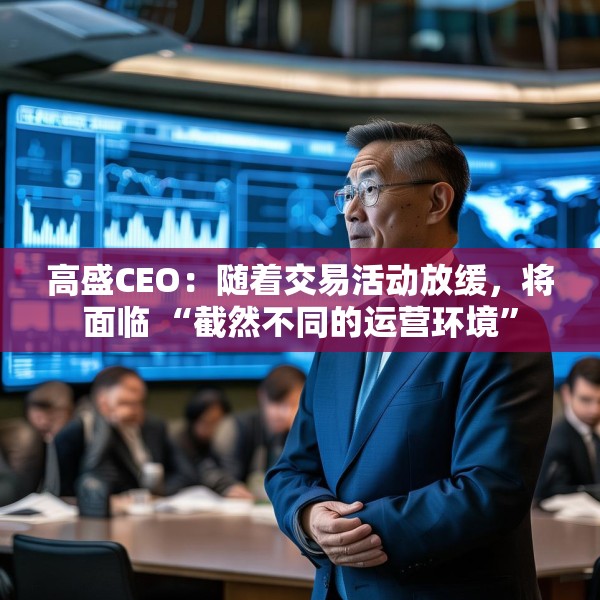 高盛CEO：随着交易活动放缓，将面临 “截然不同的运营环境”