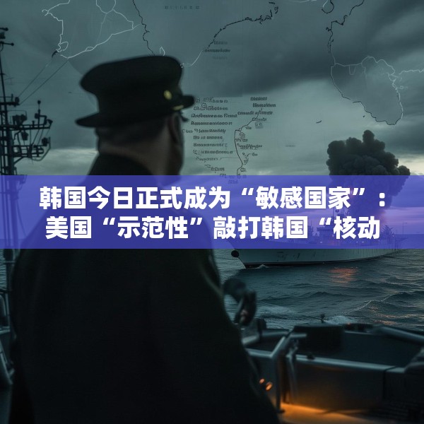 韩国今日正式成为“敏感国家”：美国“示范性”敲打韩国“核动作”