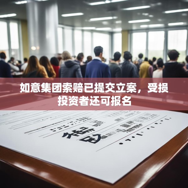 如意集团索赔已提交立案，受损投资者还可报名