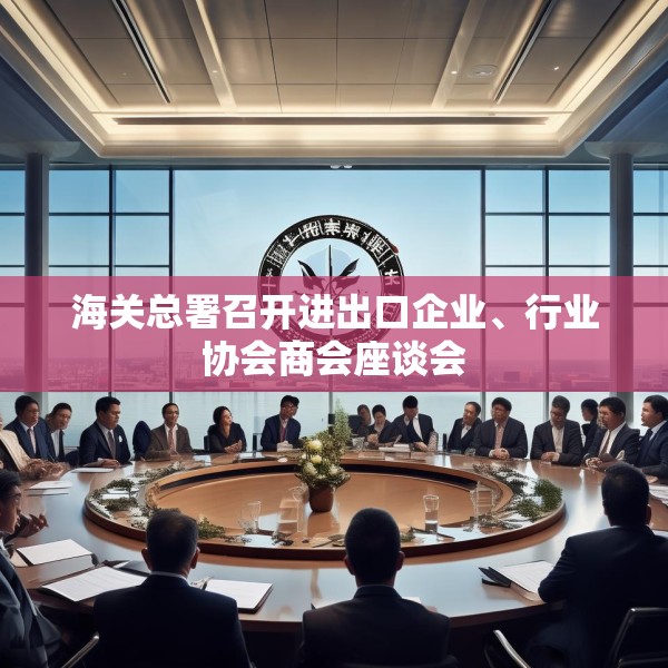海关总署召开进出口企业、行业协会商会座谈会