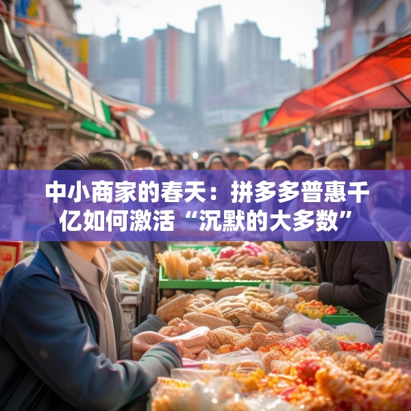 中小商家的春天：拼多多普惠千亿如何激活“沉默的大多数”