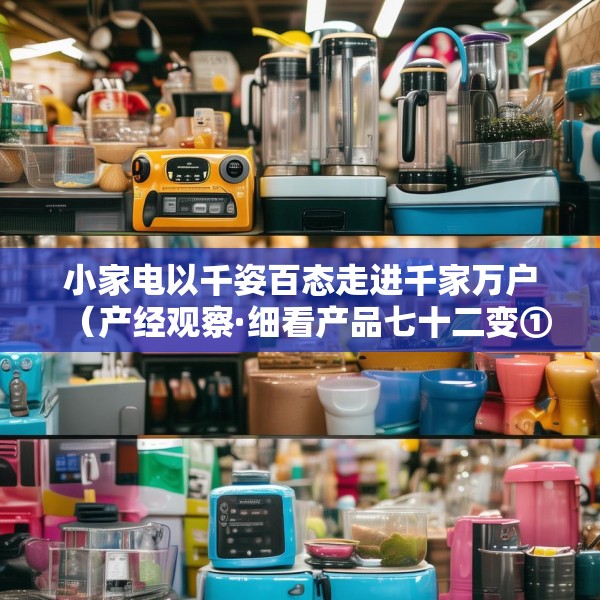 小家电以千姿百态走进千家万户（产经观察·细看产品七十二变①）