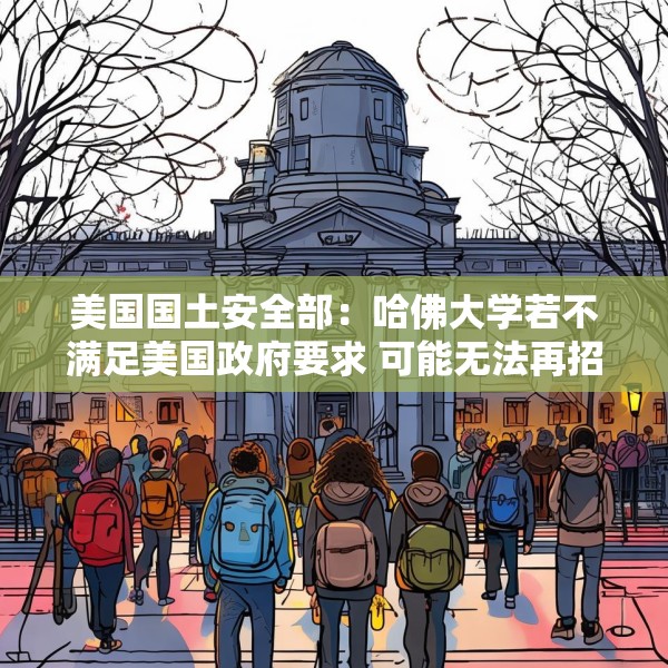 美国国土安全部：哈佛大学若不满足美国政府要求 可能无法再招收留学生