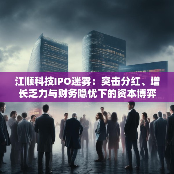江顺科技IPO迷雾：突击分红、增长乏力与财务隐忧下的资本博弈